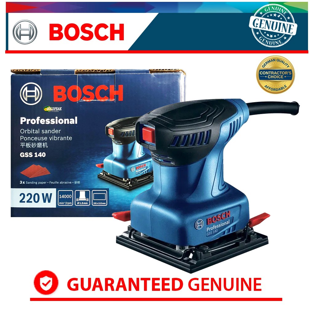 Bosch GSS 140 Finishing Sander •khm megatools• Shopee Philippines