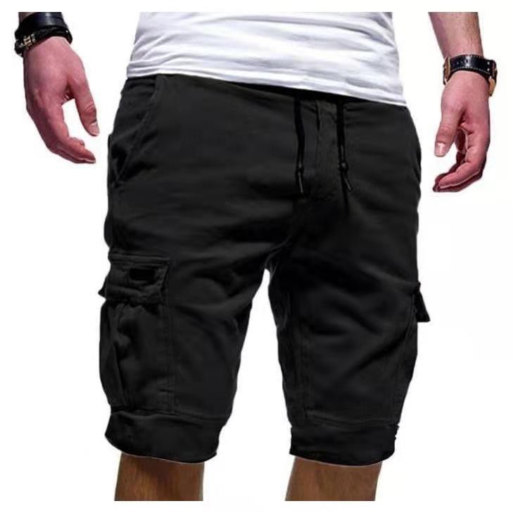 New Fashionable Jogger Shorts 4 Pockets Short For Men JF15 | Shopee ...