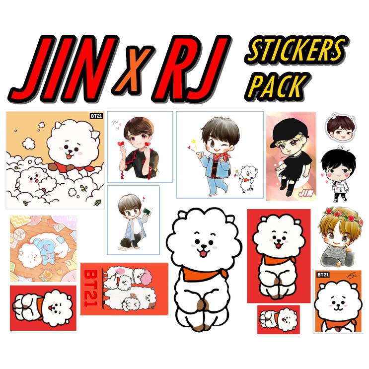 1 Pack Rj Baby Bts Bt21 Chromo Stickers For Collection Shopee Philippines