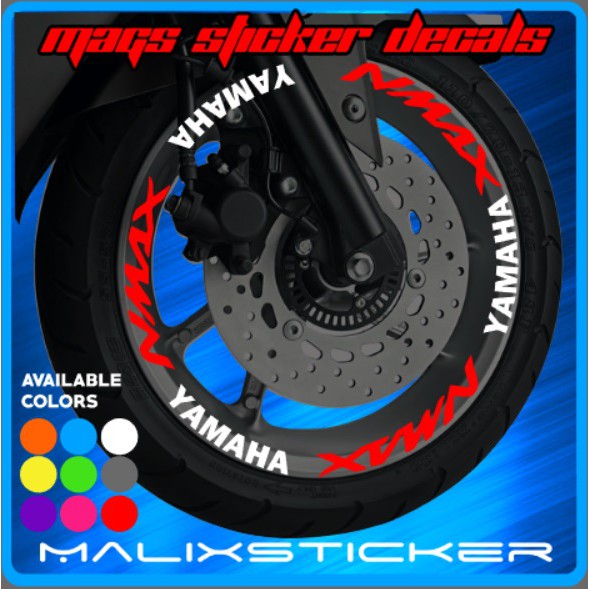 NMAX MAGS STICKER FONT AND REAR SET (b) | Shopee Philippines