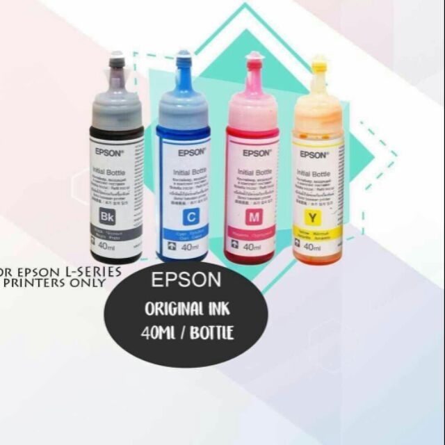 Epson Original L120 Ink 40ml 1set Shopee Philippines 3917