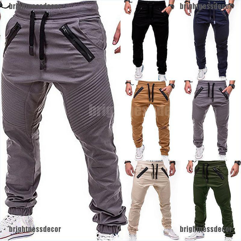 elasticated waist cargo trousers