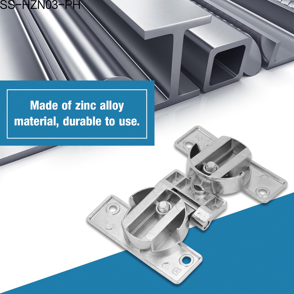 2pcs 180 Degree Hinges Zinc Alloy Furniture Door Folding Hinges