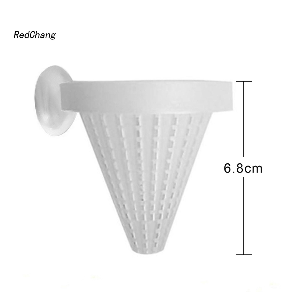 RED 5Pcs/Set Aquarium Fish Tank Feeder Food Blood Worm Cone Funnel Feeding Tool #5