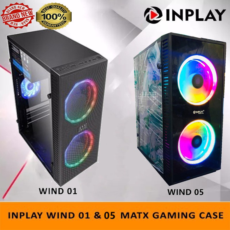 Inplay WIND 01 Computer Casing PSU Case MATX ITX Casing Case Desktop ...