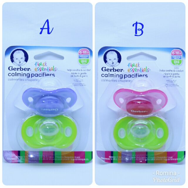 gerber first essentials latex pacifier