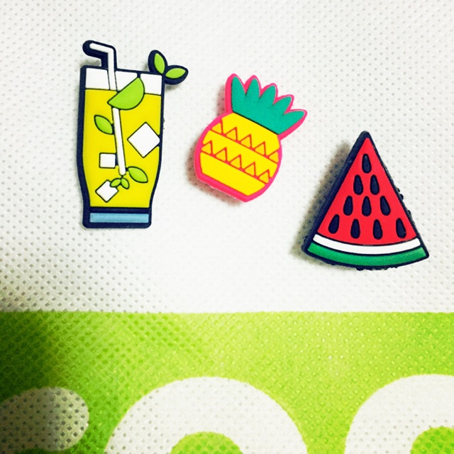Juice/ pineapple/ watermelon jibbitz 