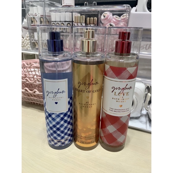 DECANT Bath&Body Works gingham / gingham love / gingham heart of gold