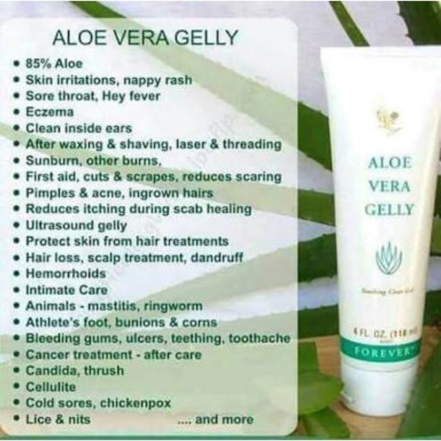 ON HAND STOCKS Aloe Vera Gelly Forever Living Products ...
