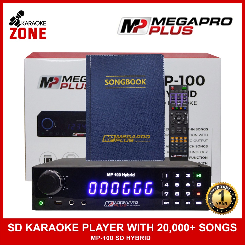 Megapro Plus MP 100 Hybrid SD Karaoke Player / 64GB 20,000 built in