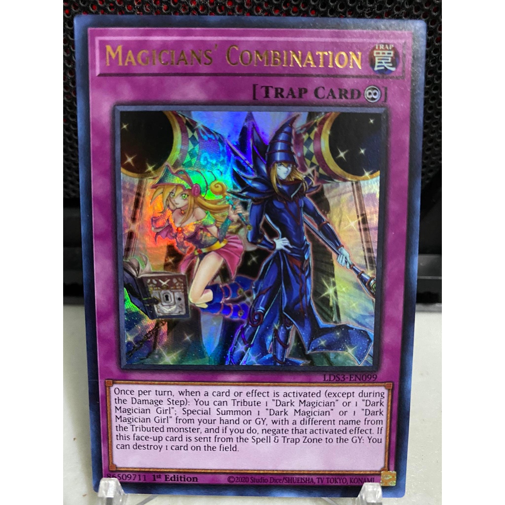 Magicians' Combination - LDS3-EN099 - Ultra Rare 1st Edition | Shopee ...