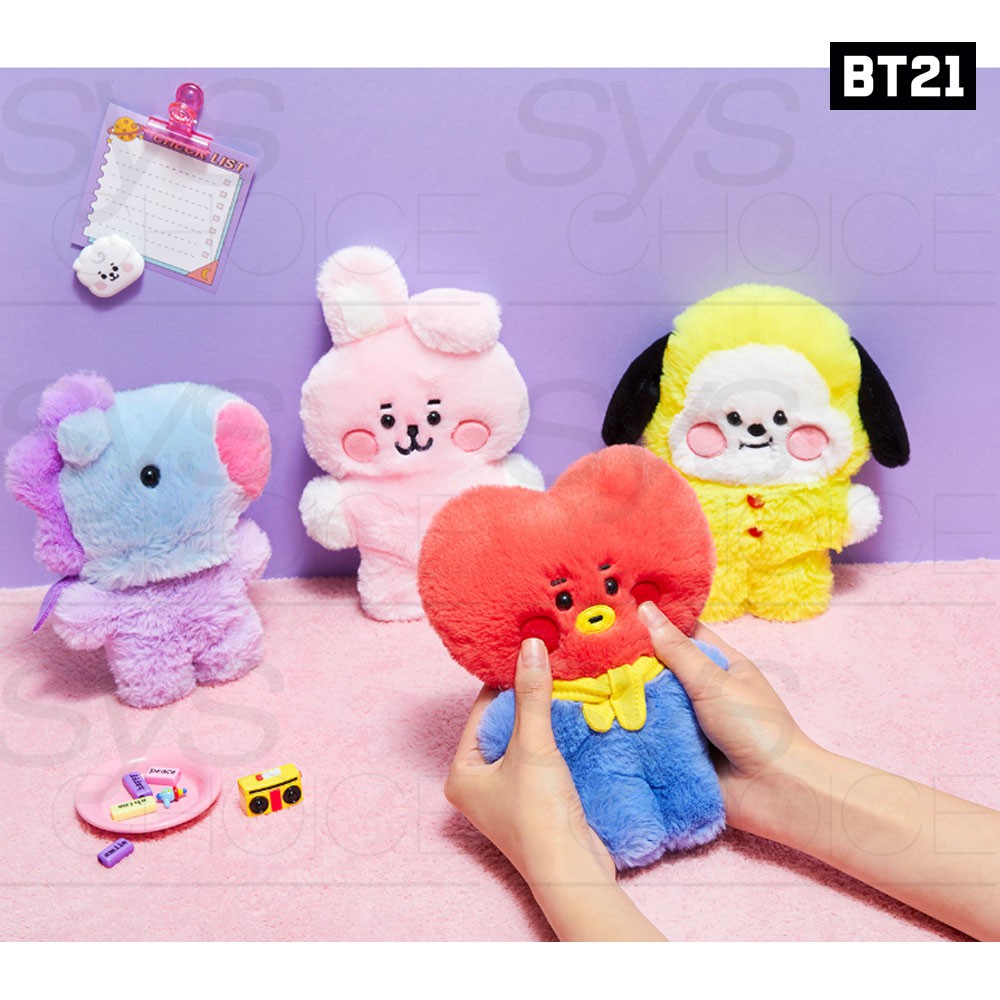 bt21 fluffy plush