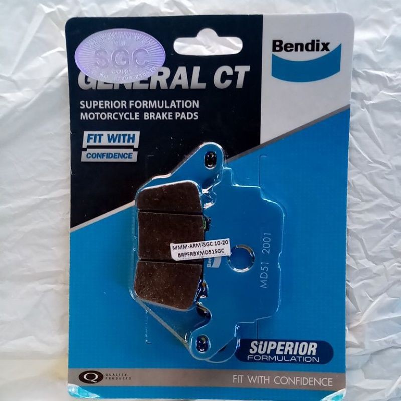 BENDIX BRAKE PADS MIO125, AEROX V1/V2, NMAX V1/V2, SNIPER150 FRONT