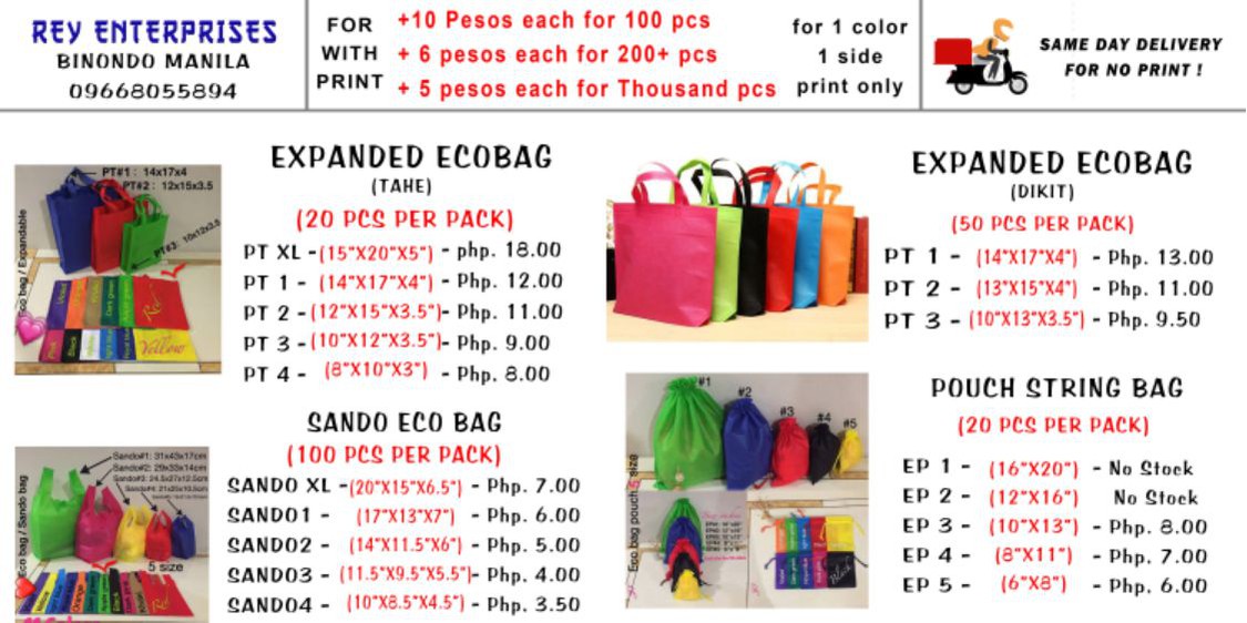 Manila Packaging, Online Shop Shopee Philippines