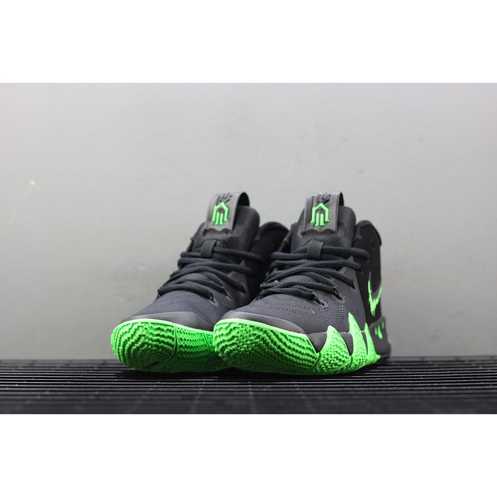 kyrie 4 rage green and black