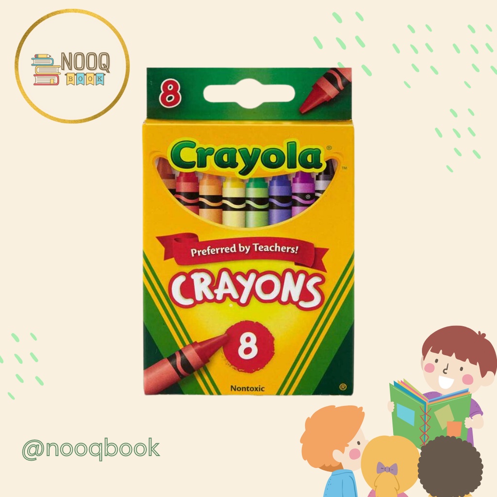 CRAYOLA CRAYONS 8 COLORS Shopee Philippines