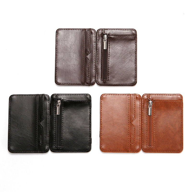 mens card wallet with money clip