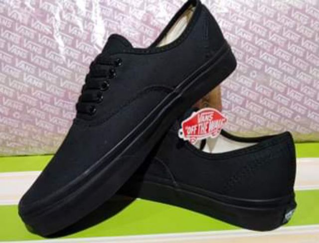 Vans Shoes All Black For Men | Shopee Philippines