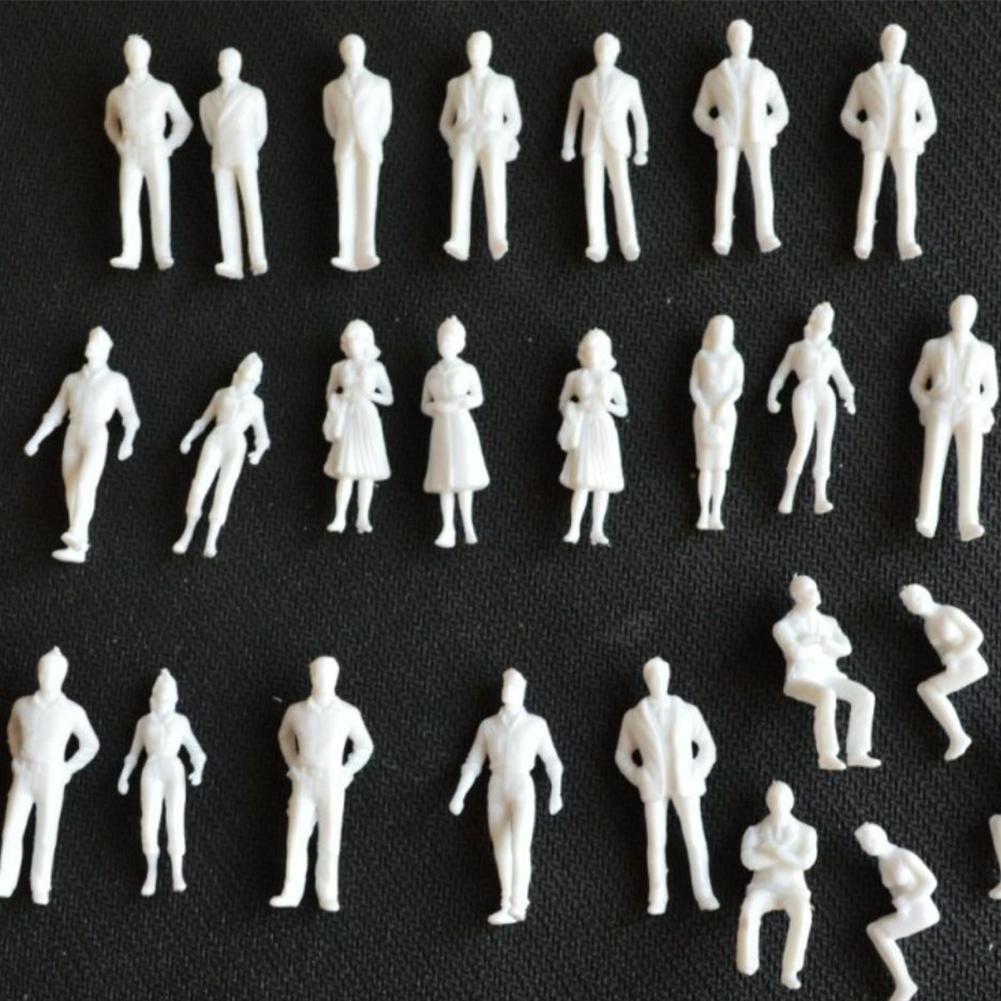 50-pcs-1-50-scale-model-miniature-white-figures-architecture-model