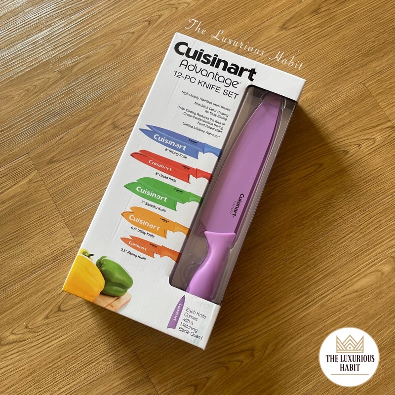 Cuisinart Advantage 12Piece ColorCoded Professional Stainless Steel