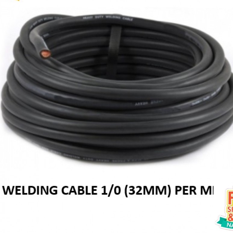 WELDING CABLE 1 0 38mm Per Meter Shopee Philippines