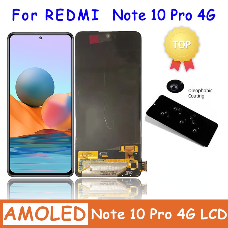 RongZy Display Für Xiaomi Redmi Note 10 Pro/Note 10 Pro Max M2101K6G