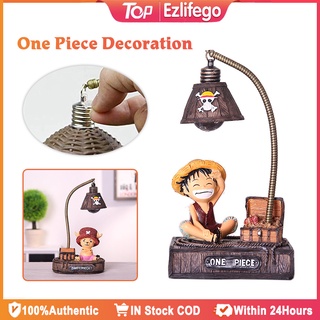 Anime One Piece Monkey D Luffy, Anime Cartoon Model Decorative Desk Lamp Tony Chopper Night Light