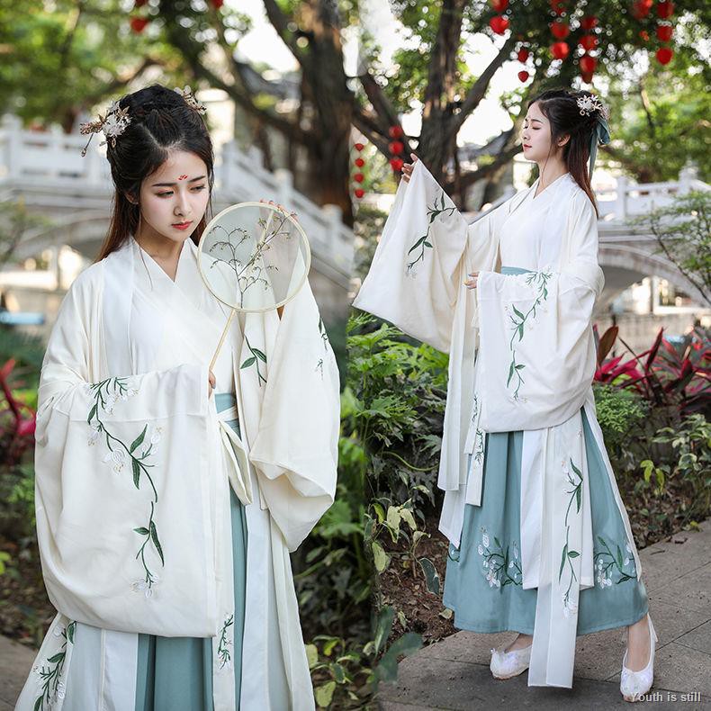 Hanfu Female Costume Chinese Wide Sleeve Of Ancient Confucianism