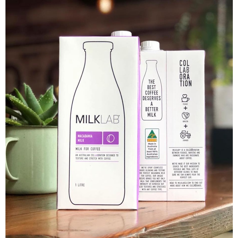 MILKLAB Almond Milk / Macadamia Milk for Coffee Shopee Philippines