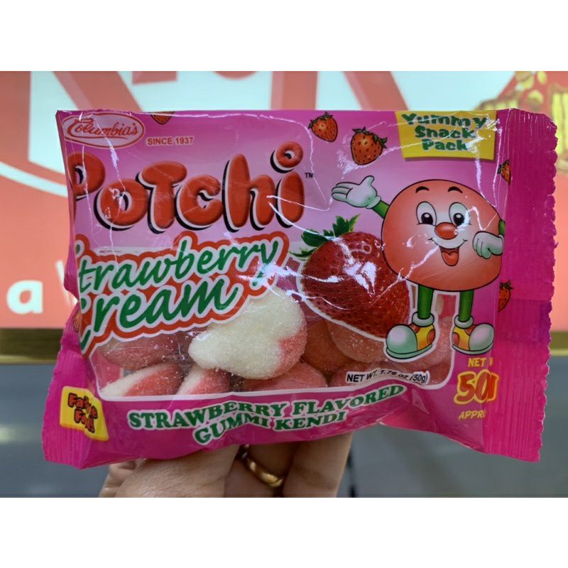 POTCHI STRAWBERRY CREAM GUMMY 50 GRAMS Shopee Philippines