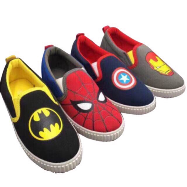 Lights Shoes Marvel Spiderman Superman Batman Sneakers Boys Girls Children Kids 