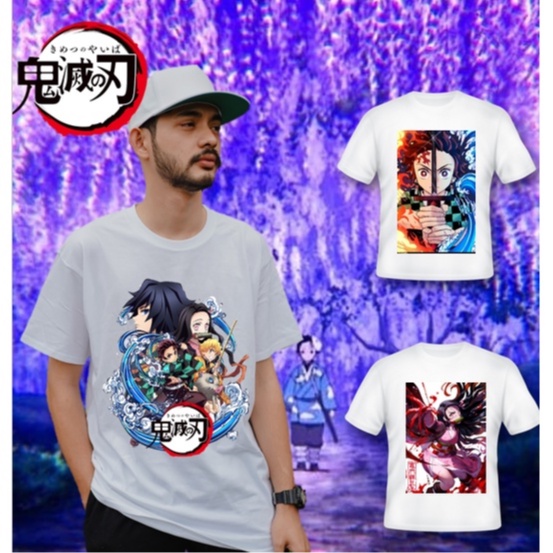 DEMON SLAYER sublimation graphic shirt unisex A3 size | Shopee Philippines