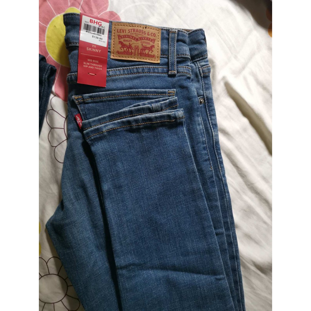 levi's 711 skinny high rise