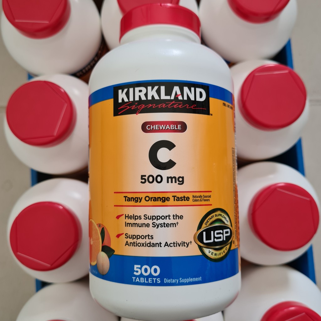 Kirkland Signature Chewable Vitamin C MG Tabs Shopee Philippines