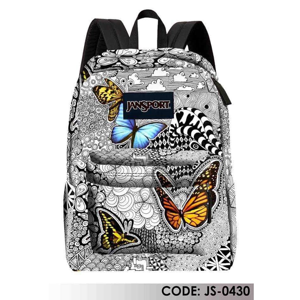 jansport backpack butterfly