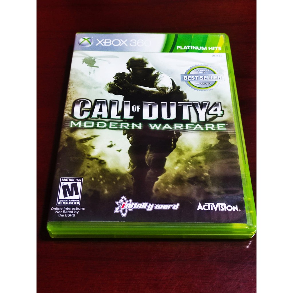Call of Duty 4 Modern Warfare xbox 360 Shopee Philippines