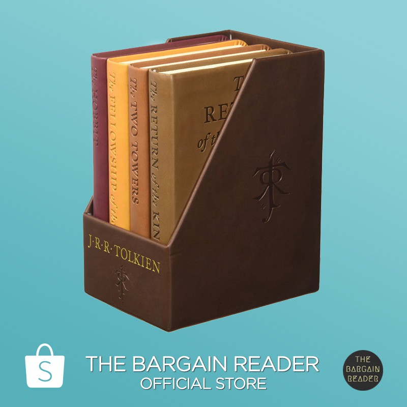 [4 BOOKS] The Lord of the Rings Leatherbound Pocket Set by J. R. R. Tolkien Shopee Philippines