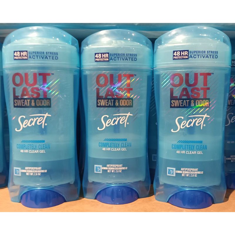 Secret Outlast Invisible Solid Antiperspirant Deodorant for Women, Completely Clean, 2.6 oz