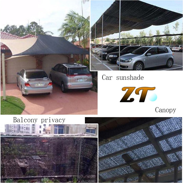 Anti-UV Sun Shade Net Shade Net Outdoor Garden Net Car Sunscreen Greenhouse Net Black Awning canopy