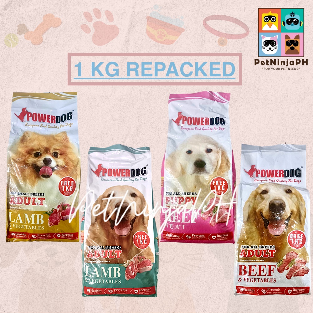 Powerdog Premium Organic Dog Dry Food 1 kg Shopee Philippines