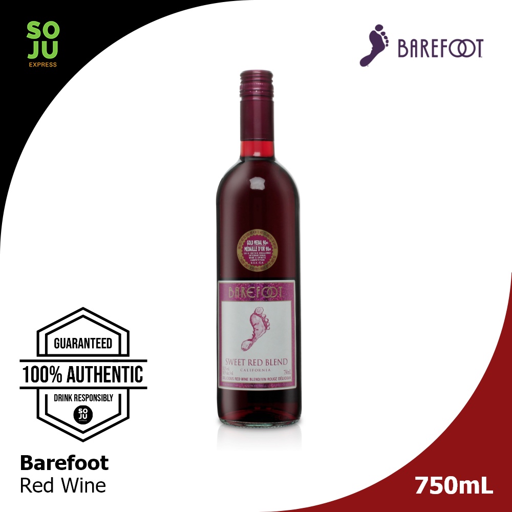 Barefoot Sweet Red Blend 750ml Shopee Philippines