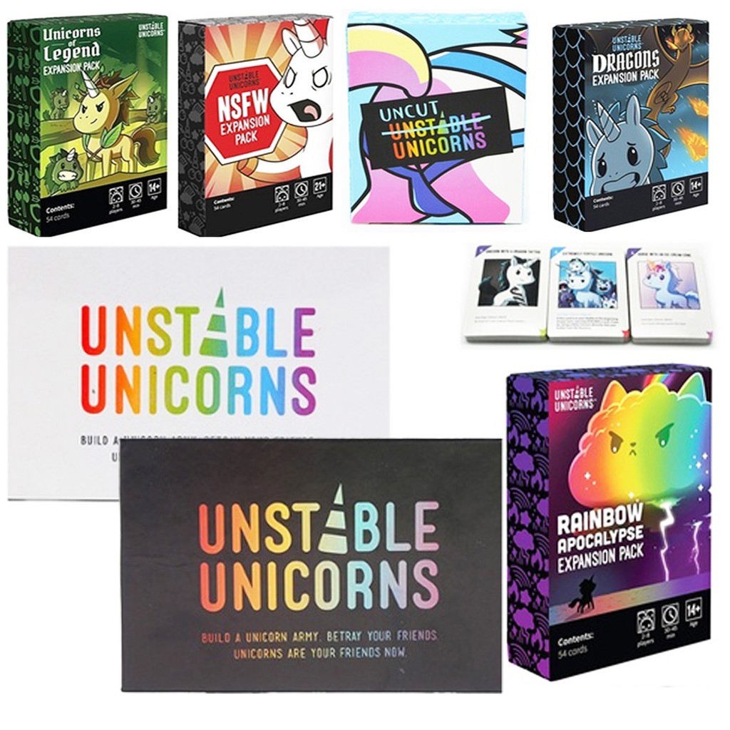 Unstable Unicorns Card Games Fun Best Board Games Play with Friends and