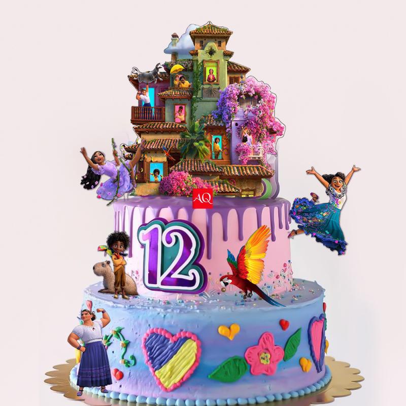 Party Holiday Decoration Cute Little Bear Tiger Cat Acrylic Cake Card Magic Full House Pirate Dress Up Suit