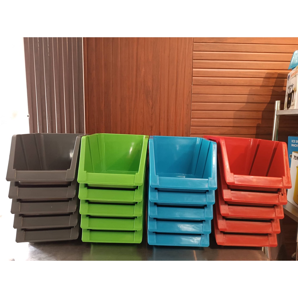 Stackable Bin Boxes Storage Organizer 353 (L) Shopee Philippines
