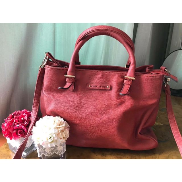 anne klein red bag