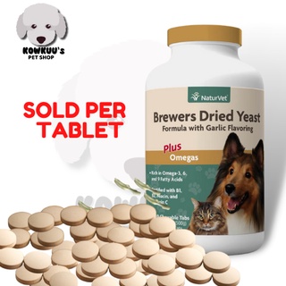 Brewers Dried Yeast Formula for Dogs and Cats NATURVET 50 tablets