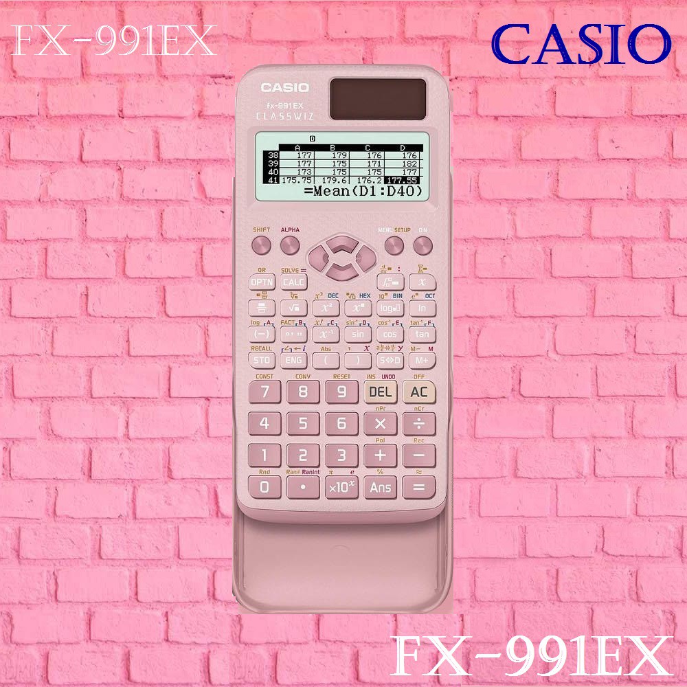 Casio fx 991ex classwiz scientific calculator pink original shopee