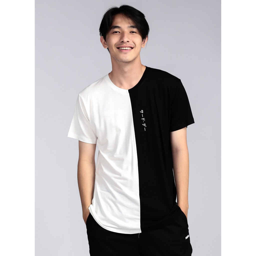 Third Day Mti02 T Shirt Simple Japanese Distro Men Other Half White Black Katakana Ver Shopee Philippines