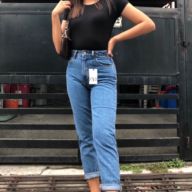 zara mom jeans review