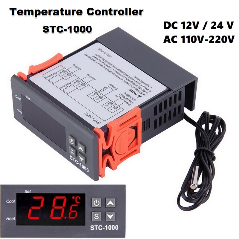 Incubator Kit 1 For Diy Incubator STC-1000 Digital Thermostat W3001 W3002 Incubatordog cage stackabl #3